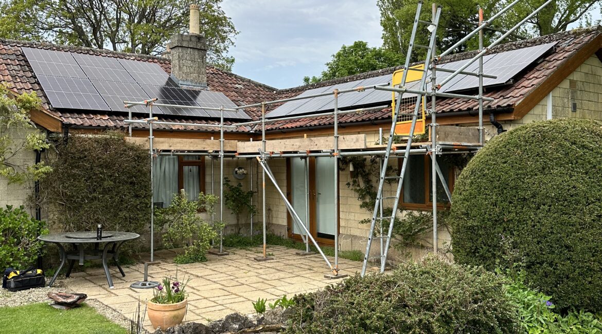 Solar and battery storage installation Bath Bristol
