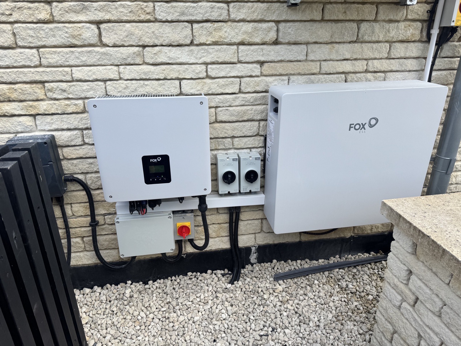 Tray-mounted solar PV on flat roof Bath