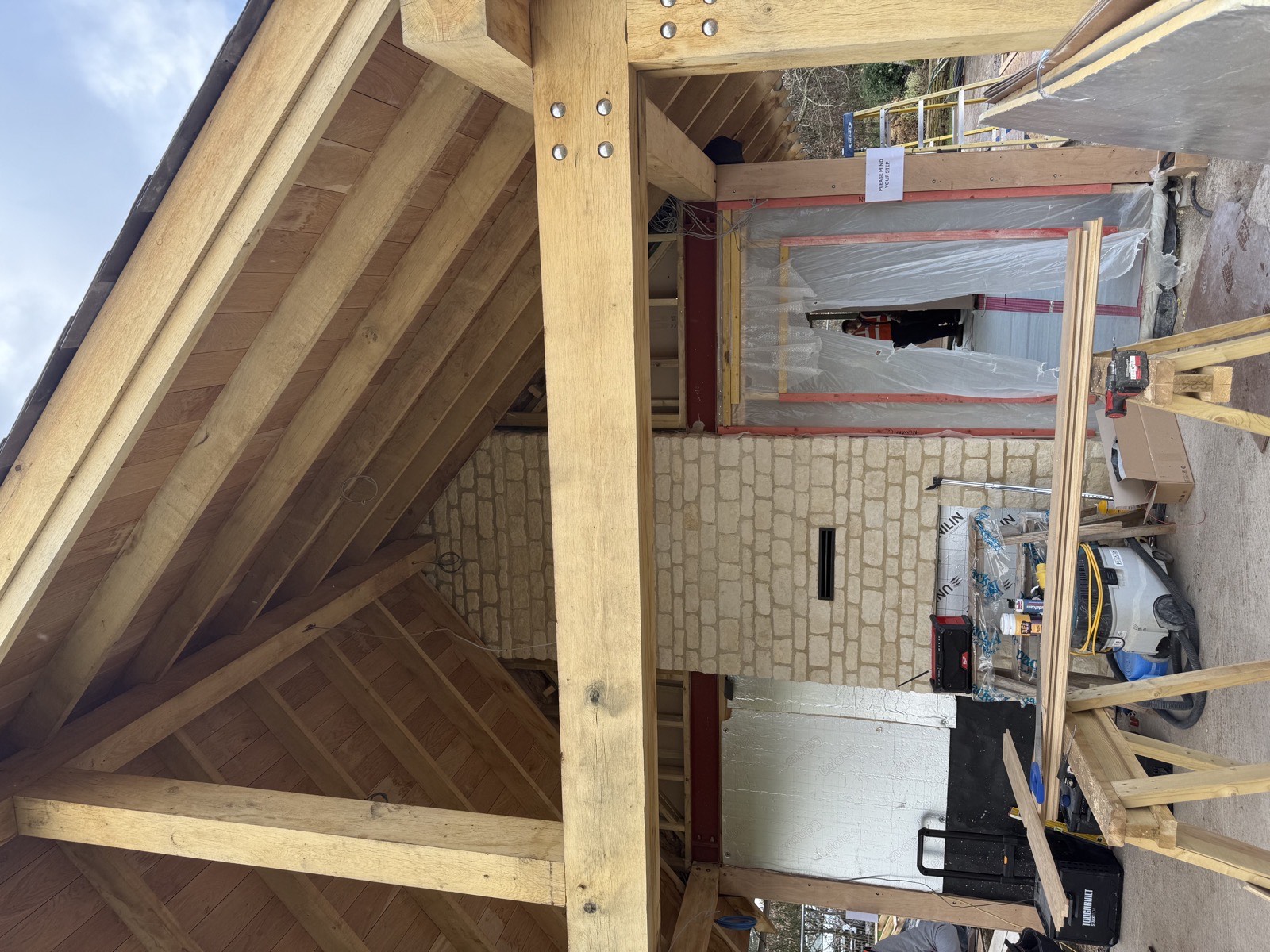 Completed pool house electrical project
